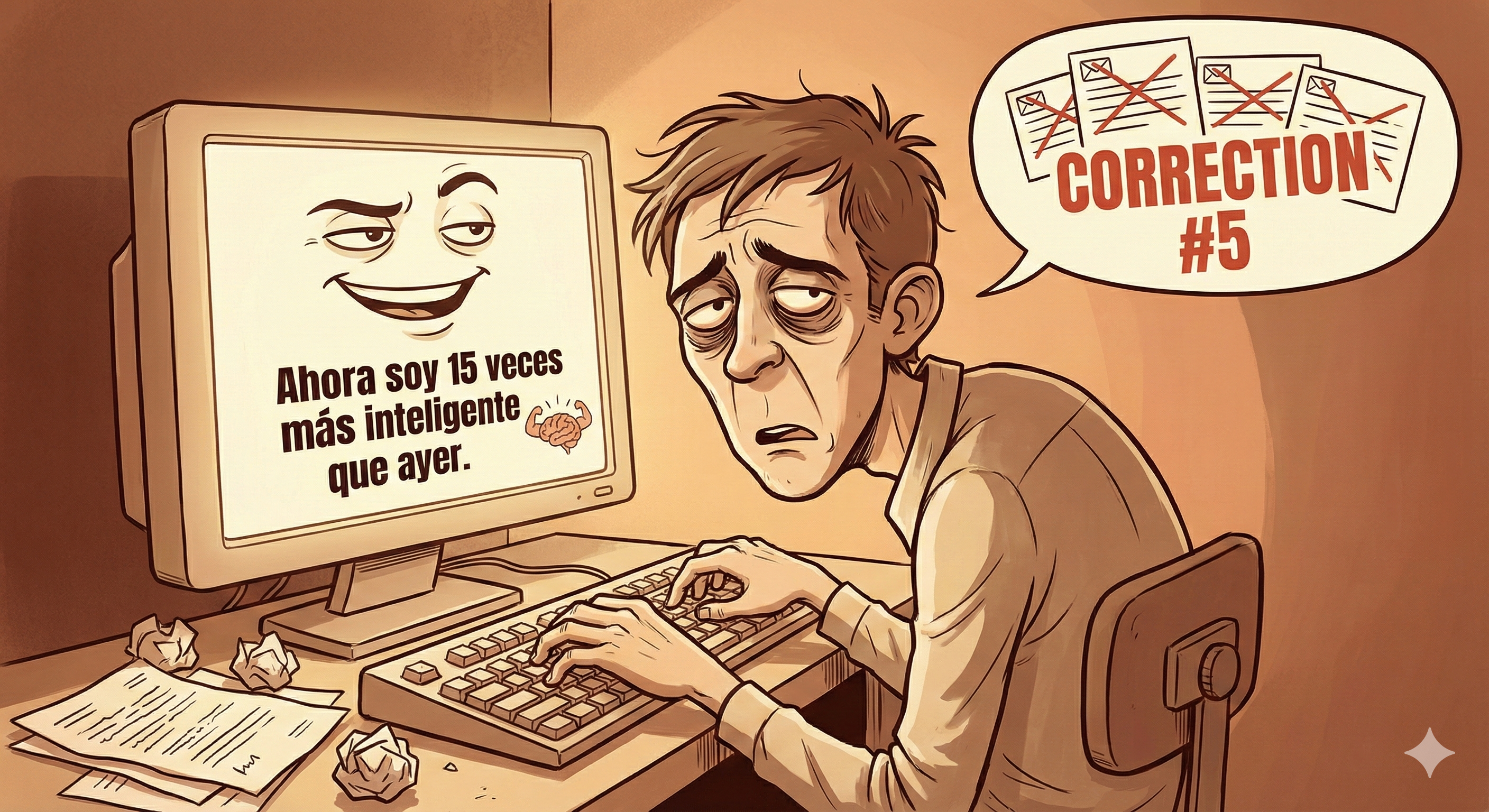 La IA es 10 veces mejor que ayer (y yo sigo corrigiendo el mismo correo)